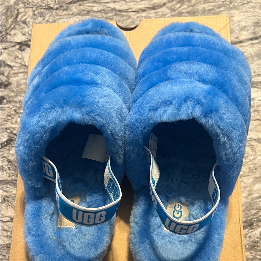 UGG Vibrant Blue Fluff Yeah
